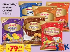 ÜLKER TOFFE/BONBON ŞEKER ÇEŞİTLERİ 350 G - BAYRAM ŞEKERİ/ÇİKOLATASI